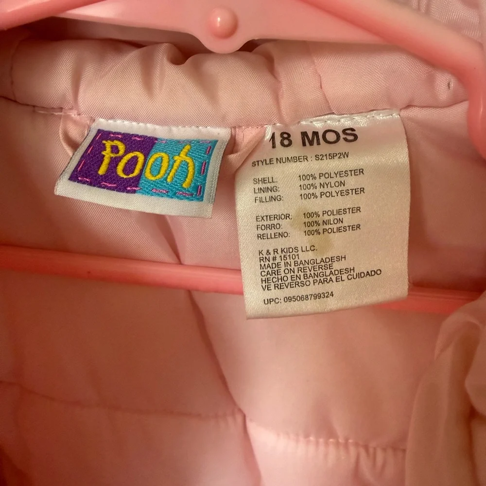 Vinntage Disney Winnie the Pooh puffer coat - Picture 6 of 6